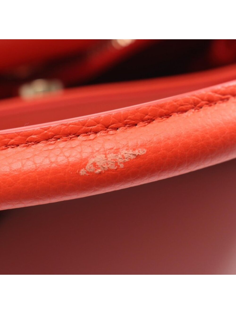 Chanel Tote Neo Executive 2-Way Orange Caviar Leather - Picture 10 of 10